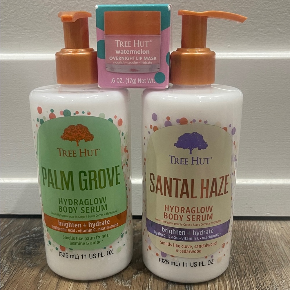 Palm Grove and Santal Haze Hydraglow Body Serum Set